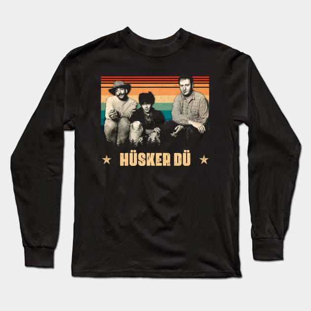 Husker Du Resonance Shaping The Indie Scene On Screen Long Sleeve T-Shirt by Insect Exoskeleton